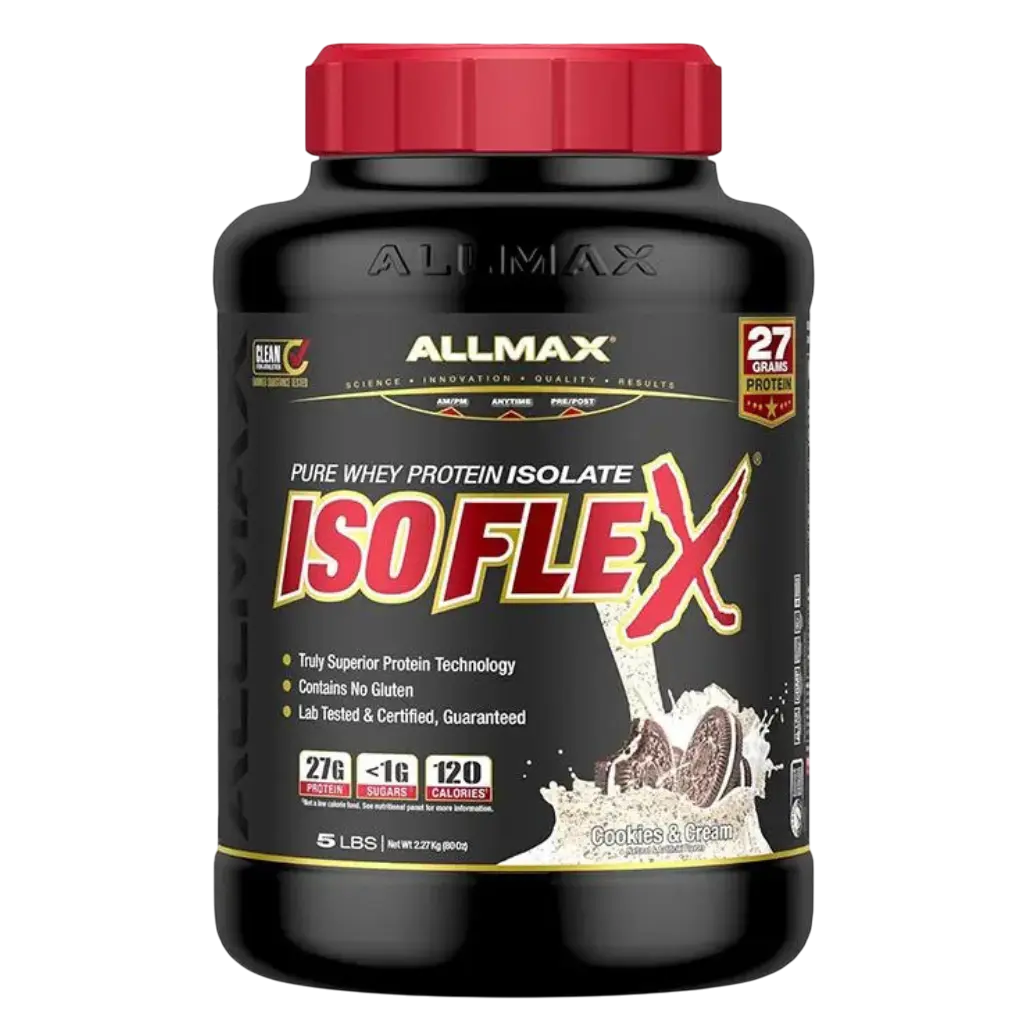 AllMax Nutrition - ISOFLEX Whey Protein-2.27KG-75Serv.-Cookies and Cream 