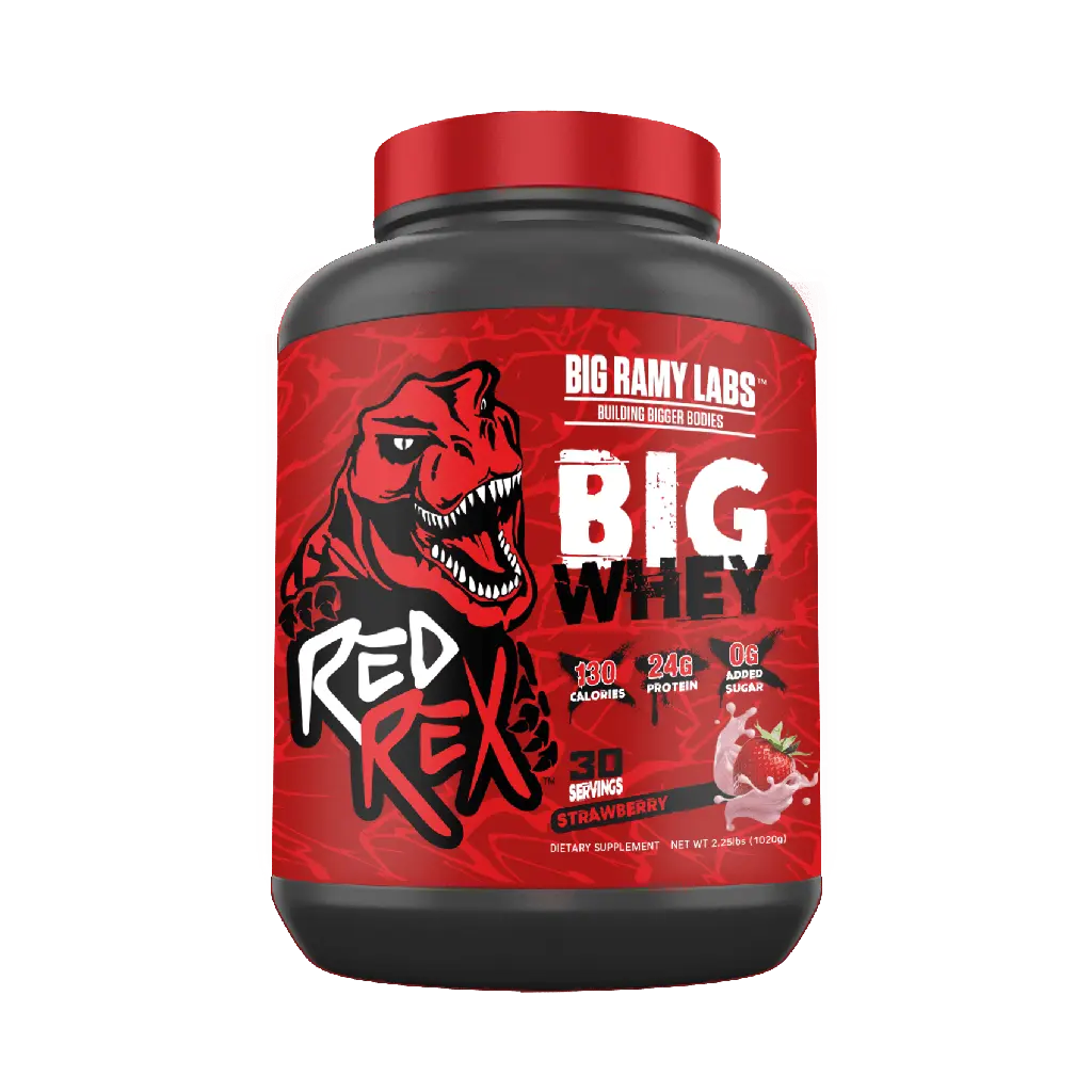 Big Ramy Labs Red Rex Big whey-1KG-30 serv.-Strawberry