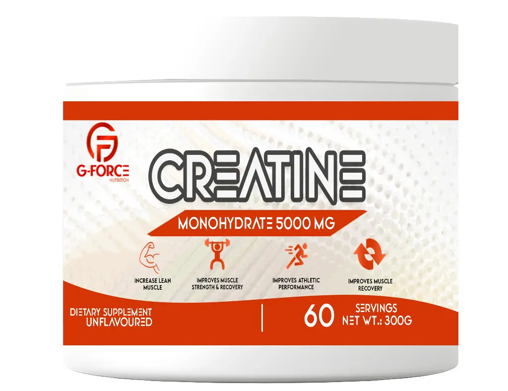 G-Force Creatine Monohydrate-300G-60Serv.-Unflavored