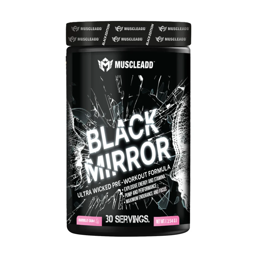 Muscle Add Black Mirror-30Serv-270G-Bubble gum