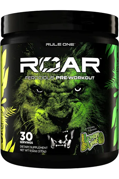 Rule One ROAR Pre-Workout 30 Servings- Lemon Lime