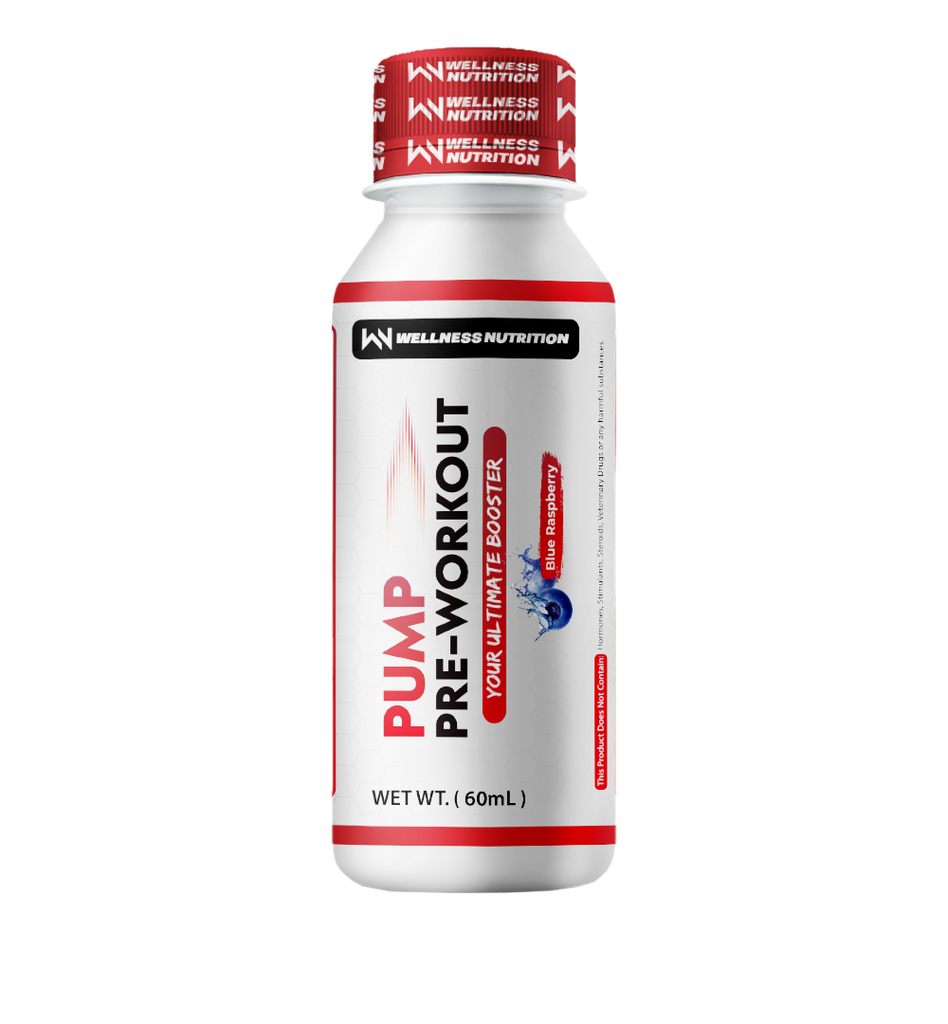 Wellness Nutrition Pump Pre-Workout Shot-60Ml-BlueBerry
