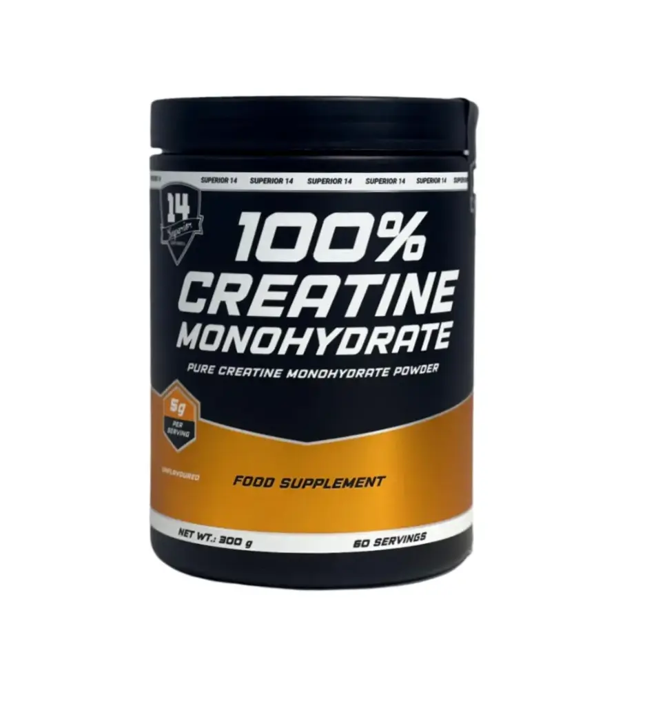 Superior14 -100% Creatine Monohydrate -50 Serv-300g-Strawberry Flavour