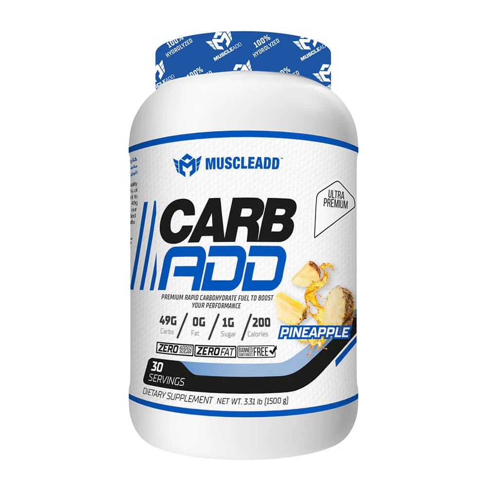 Muscle Add Carb Add-30Serv.- 1500G-Pineapple