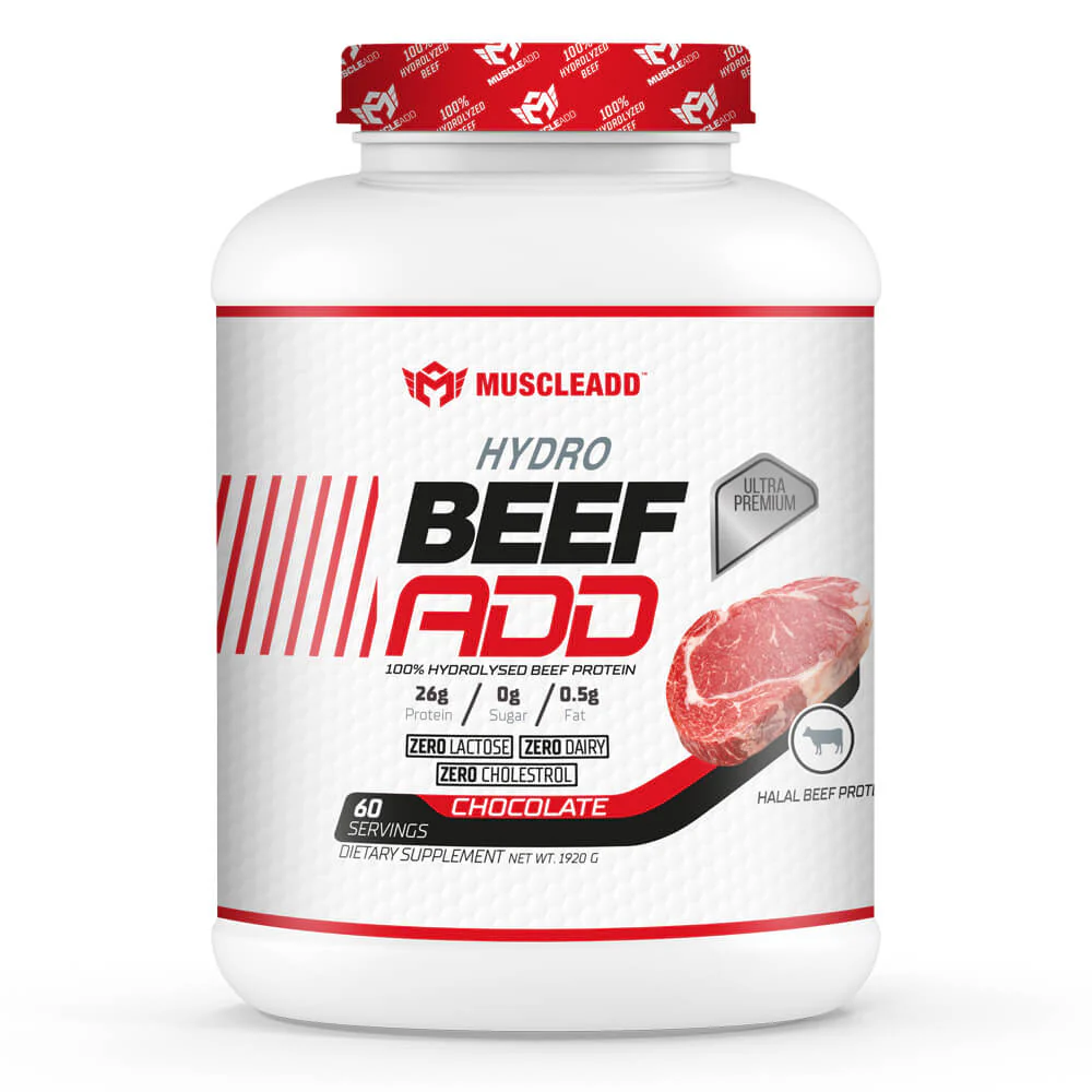Muscle Add Hydro Beef Add 100% Hydrolyzed Beef Protein-60Serv.-1960G.-Chocolate