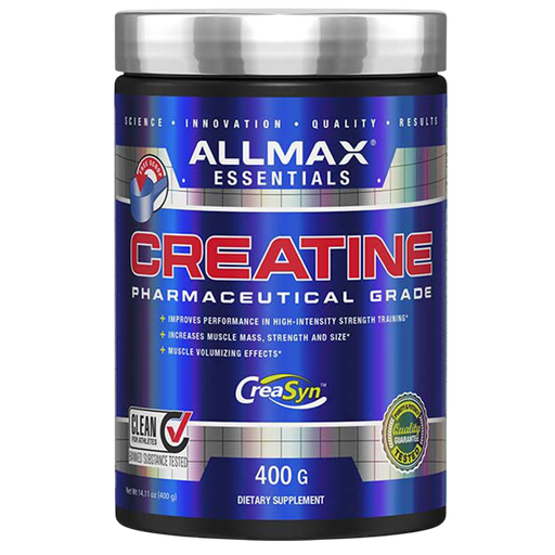 [665553123967] AllMax Nutrition Creatine Monohydrate-400g- 80Serv.Unflavored 