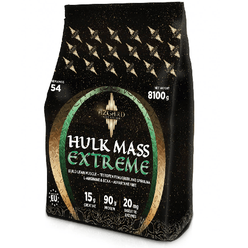 [5999569360227] Azgard Nutrition Hulk Mass Extreme-8.1KG-54Serv.-Banana 