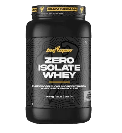 [84336609600358] Big Man Zero Isolate Whey-910G-30Serv.-Chocolate