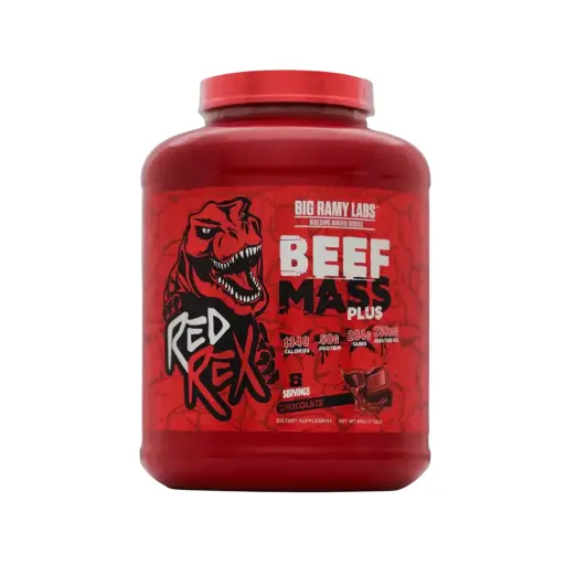 [6223007823166] Big Ramy Labs Red Rex Beef Mass Plus-2.71KG-8serv.-Chocolate