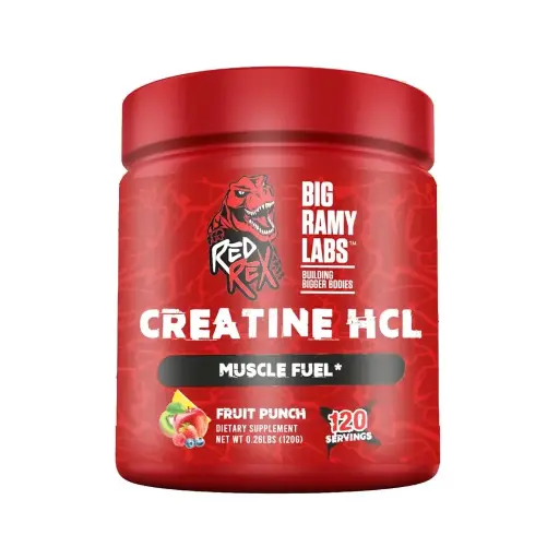 [6223007822930] Big Ramy Labs Red Rex Creatine Hcl-120g-120Serv. - Fruit Punch