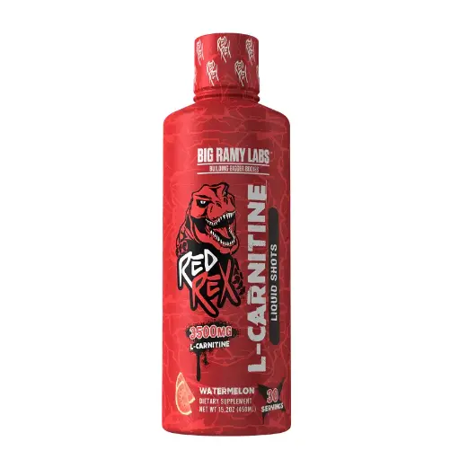 [6223007823340] Big Ramy Labs Red Rex L-Carnitine Liquid Shots-3500MG-30Serv.-Watermelon