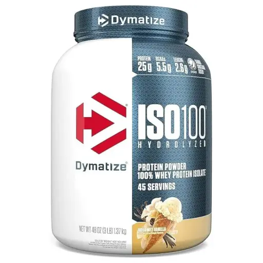 [705016353156] Dymatize ISO100-1.4KG-45Serv.-Gourmet Vanilla