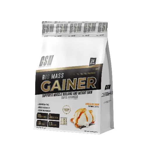 [6192327000369] GSN Big Mass Gainer-6KG-34 Serv.-Vanilla Ice Cream