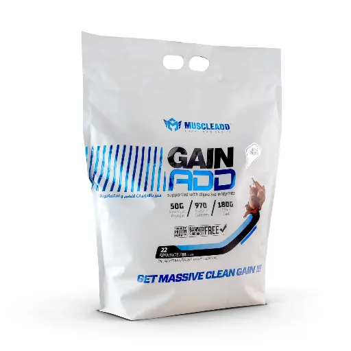 [6224009363599] Muscle Add Gain Add-22Serv-5.44KG Chocolate Ice Cream