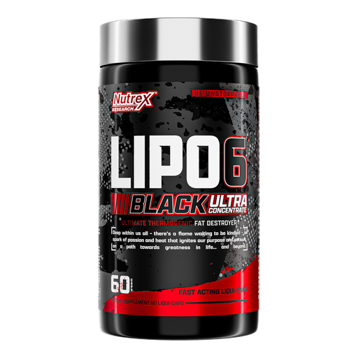 [850026029666] Nutrex Research Lipo-6 Black Ultra Concentrate – Advanced Fat Burner – 60 Capsules