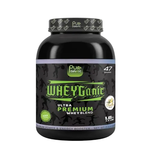 [6225000465626] Pure Ganic Whey - 1.6 KG-47Serving -Vanilla