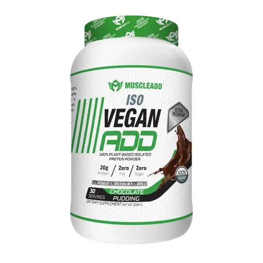 [6223007824484] Muscle Add Iso Vegan Add-30Serv.- 1050G.-Chocolate Pudding