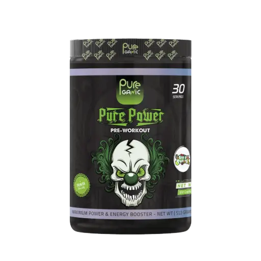 [62250004656645] Pure Ganic -PreWorkout Pure Power -510G-30Servings-Fruit Punch