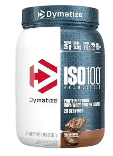 [705016600342] Dymatize Iso100 Hydrolyzed - Fudge Brownie - 650G - 20Serv