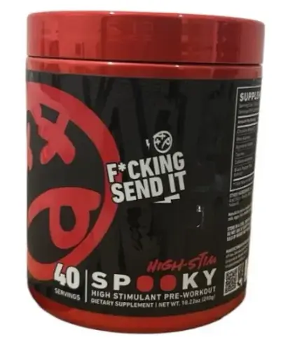 [6224009731329] Skeleton Nutrition Spooky - Sour Peach Rings - 290g - 40Serv